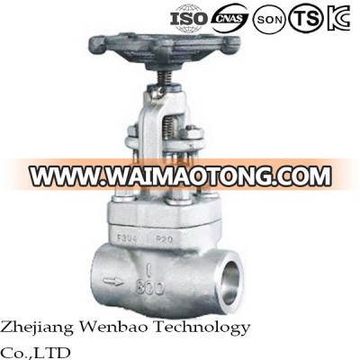 F304 Stainless Steel Forged Gate Valve with Female End