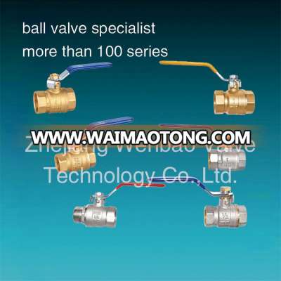 3 Inch Brass Ball Valve with Lock