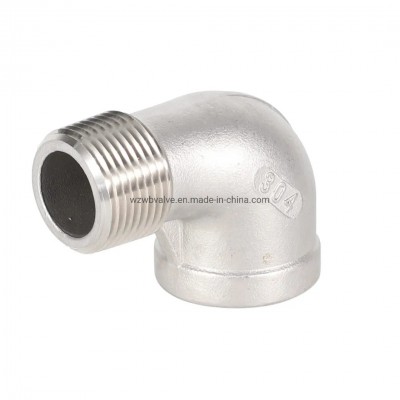 304 316 Stainless Steel Pipe Fitting Street Elbow