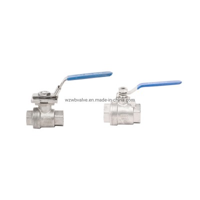 Economical Type Stainless Steel 2PC Female Threaded Ball Valve